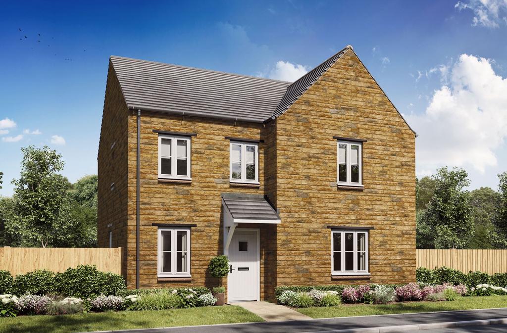 Typical exterior of our stone Radleigh style 4...