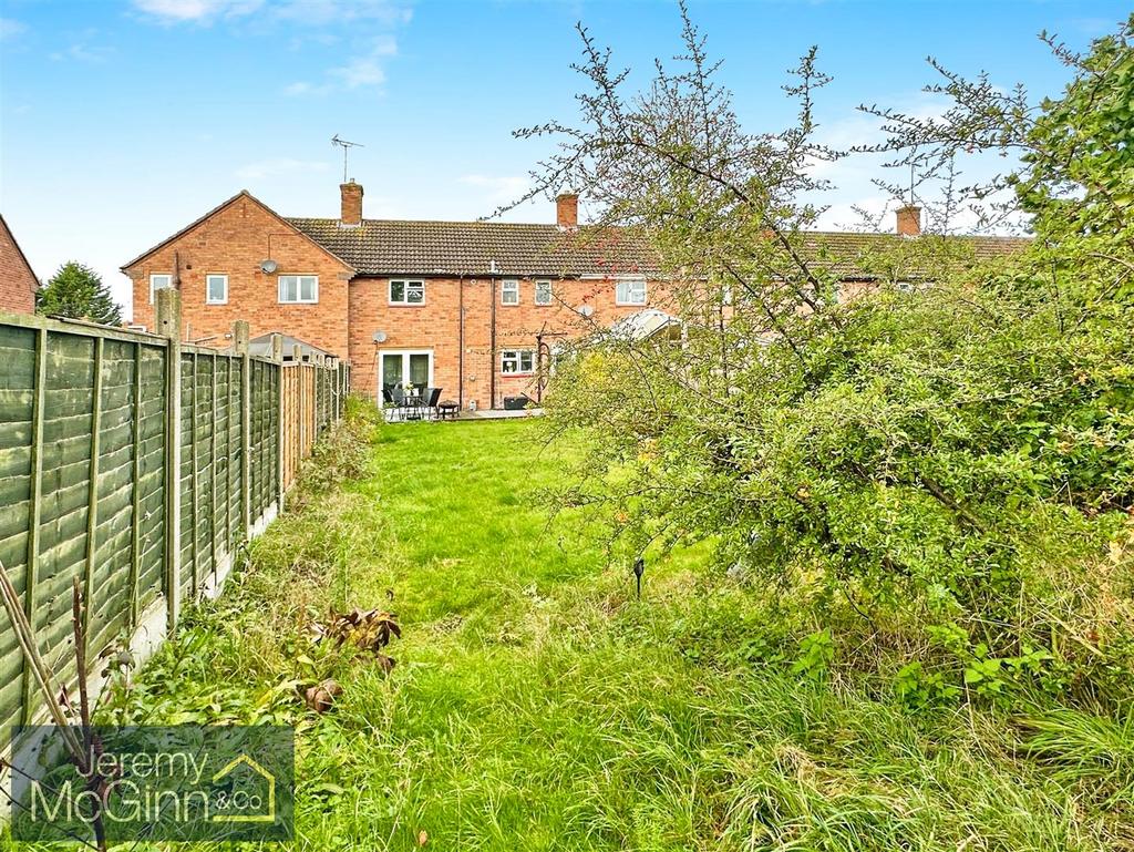 Rear garden to house