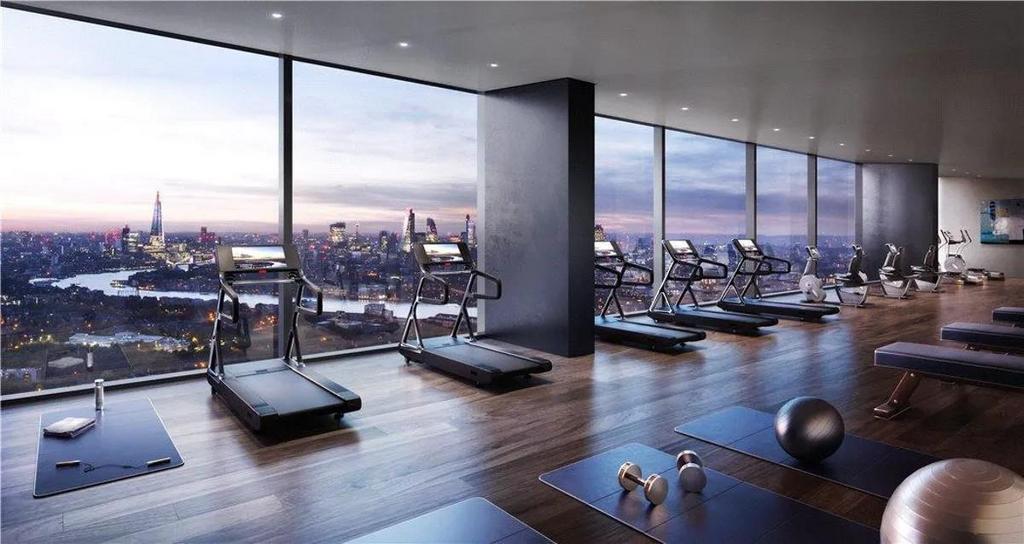 56 th floor gym (cgi)