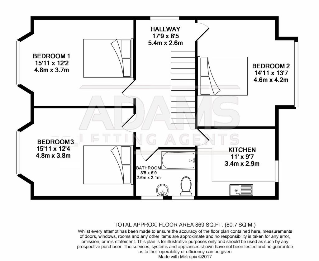 Floor Plan 3 BED