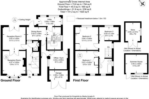 3 bedroom detached house for sale, Marlow Road, Bourne End