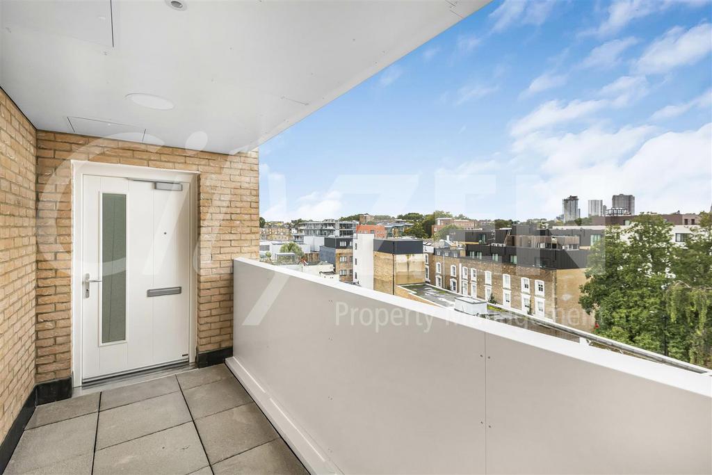 Front door to flat