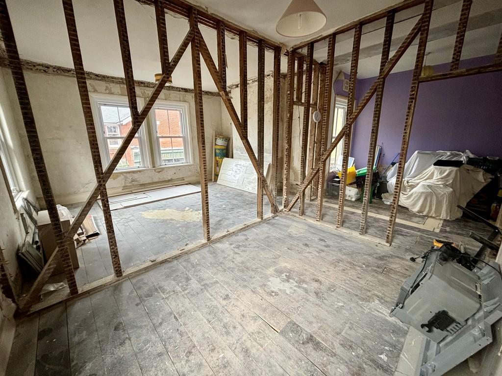 Potential kitchen/dining/living