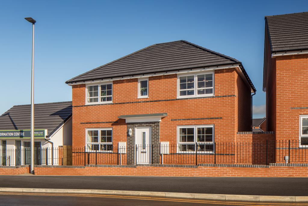 Outside view of  the Thornton 4 bedroom home