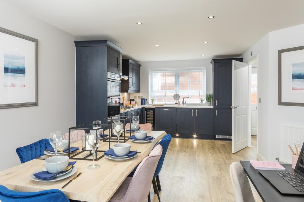 Kitchen dining room in the Thornton 4 bedroom home