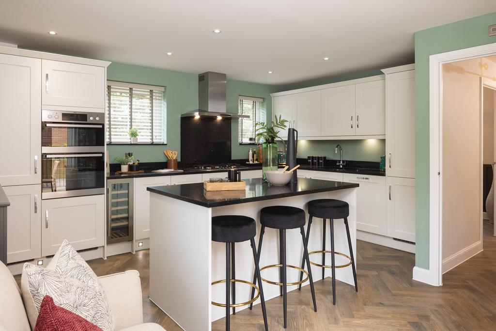 Kitchen in the 4 bed Alderney