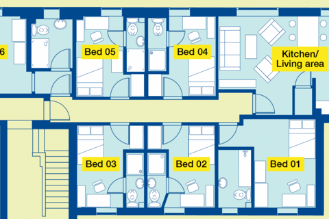 undefined, Apartment 3, Varsity City, Lace Market. NG1