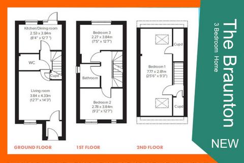 3 bedroom terraced house for sale, Stephenson Park, Wallsend