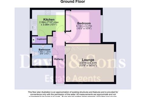 1 bedroom ground floor flat for sale, 3 Coed Celynen Drive, Abercarn, Newport. NP11