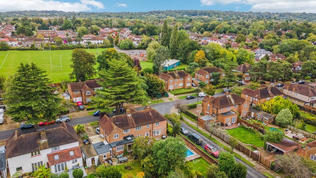 Aerial view, land