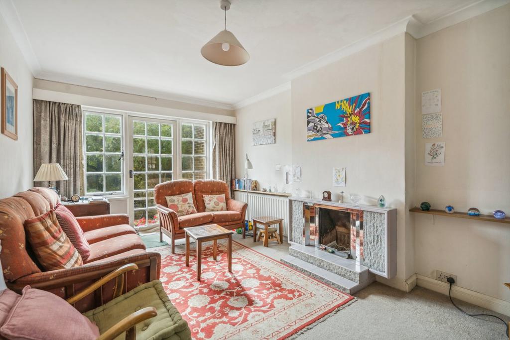 Living room, fireplace