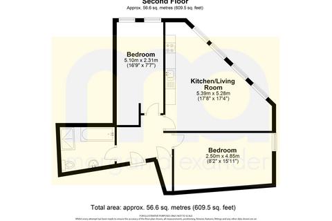 2 bedroom flat for sale, 1 Market Court, Railway Street, Hertfordshire, SG14 1BA