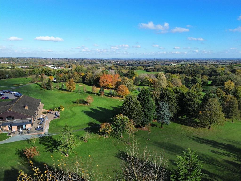 Aerial view   golf course