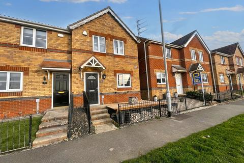 3 bedroom semi-detached house for sale, Rayburn Court, South Newsham, Blyth, Northumberland, NE24 4GZ