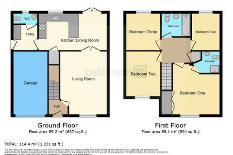 4 bedroom detached house for sale, Parsley Close, Easington Village, Peterlee, Durham, SR8 3FD