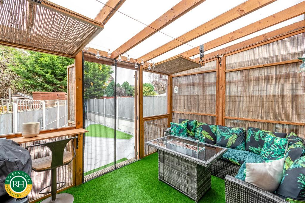 Outdoor seated area