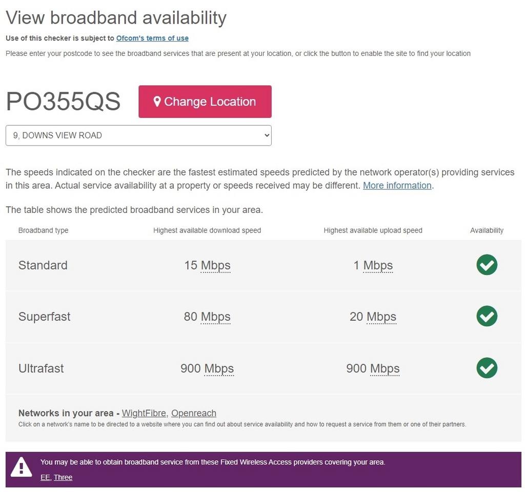 Broadband Downs