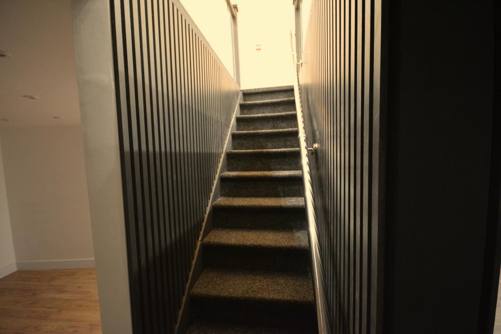 Stairs to first floor office