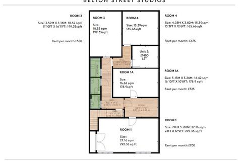 Serviced office to rent, Belton Street Studios, Belton Street, Stamford, PE9 2EF