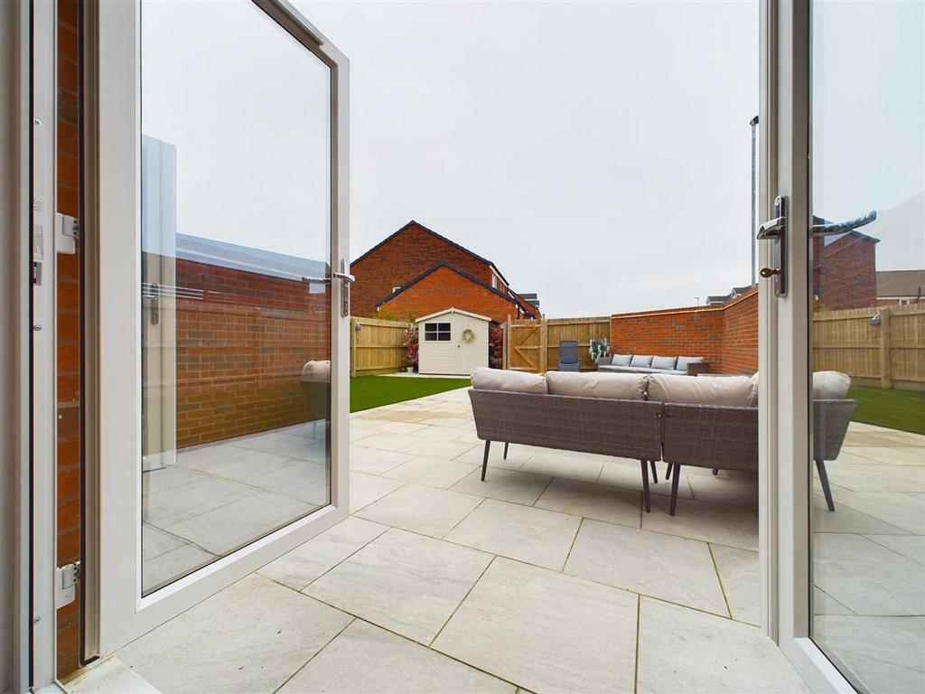 French doors onto Rear Garden