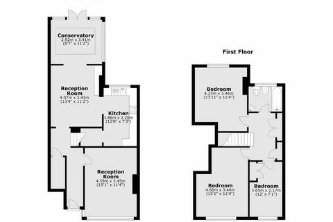 3 bedroom flat to rent, Wilton Road, London N10