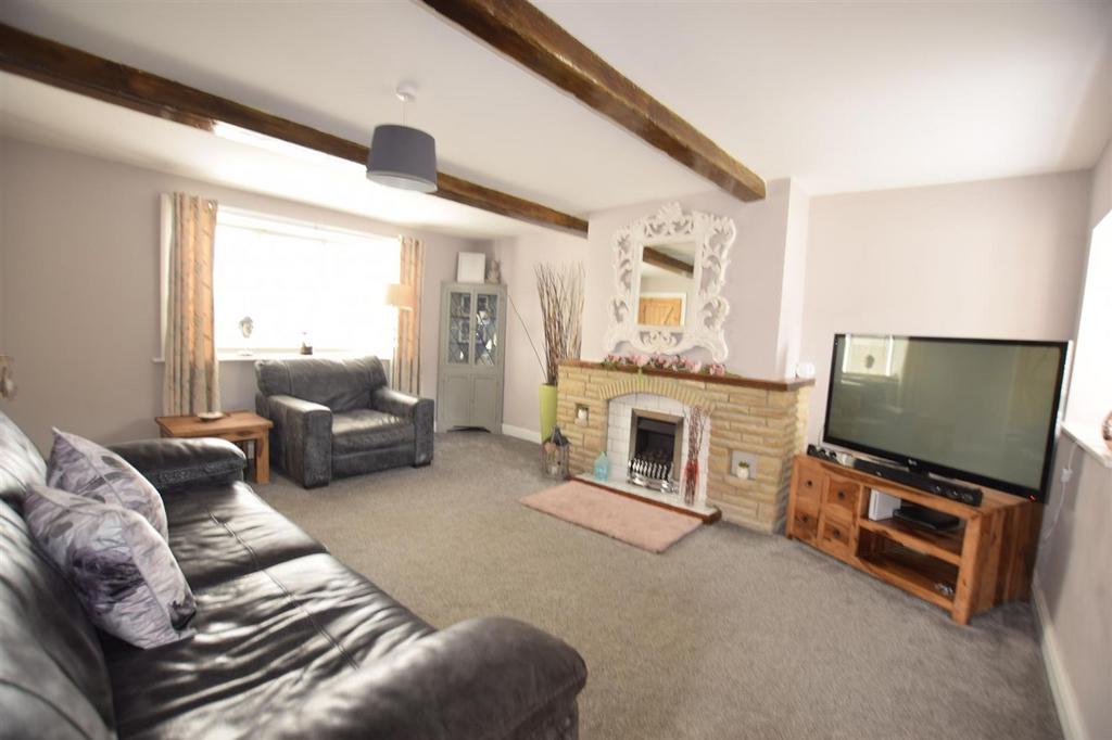 Open plan living dining room