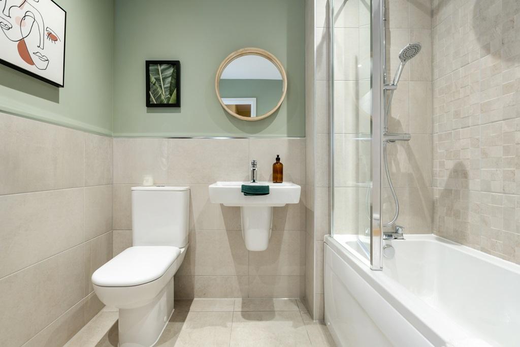 Personalise the bathroom with a choice of tiles...