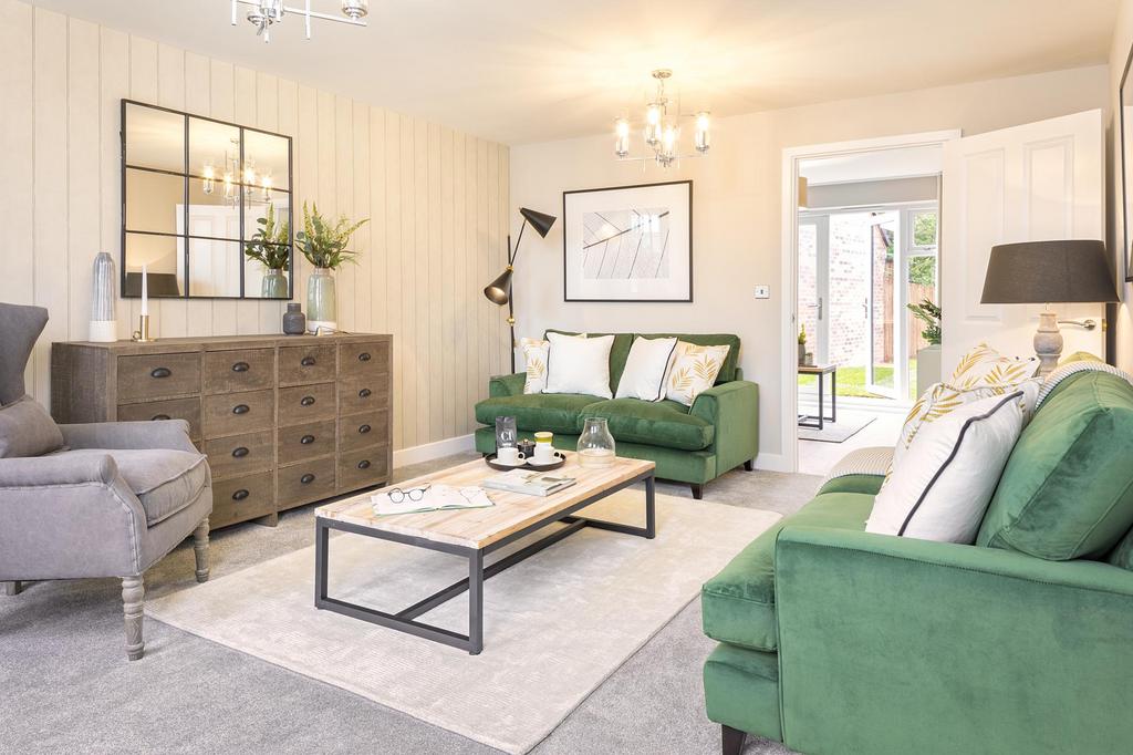 Lounge in the Chelworth 4 bedroom home