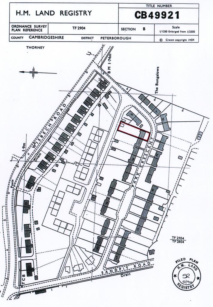 Land Registry Plan