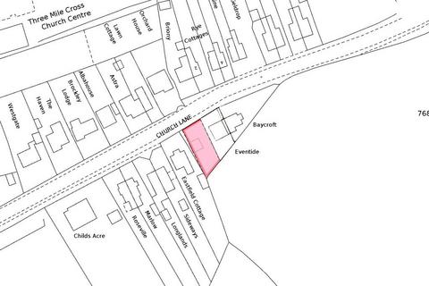 Plot for sale, Church Lane, Three Mile Cross, Reading