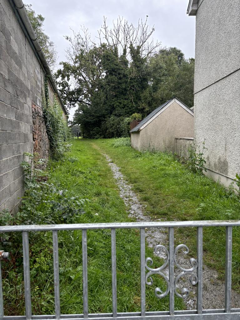 Path to Sports Fields and rear