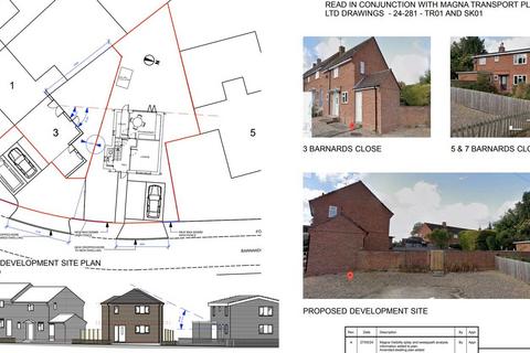 Plot for sale, Barnards Close, Evesham WR11