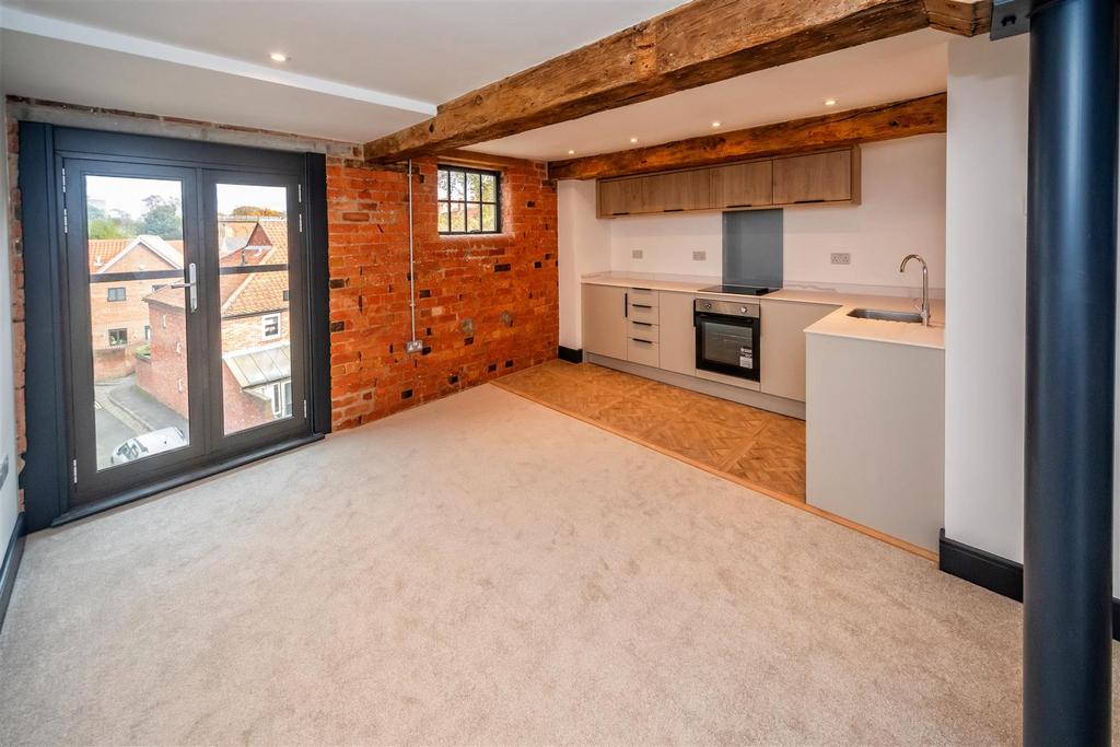 Open plan living dining kitchen