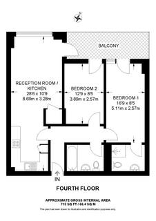 2 bedroom flat for sale, London Road, Croydon, London, CR0