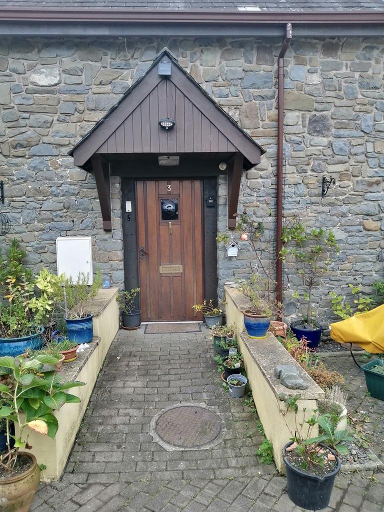 Rear of property