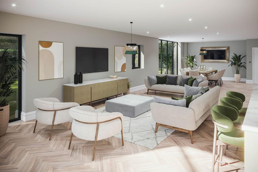 Staged Sitting Room