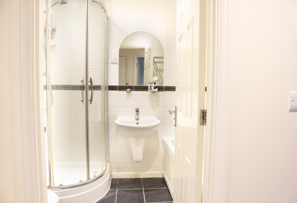 Master Bathroom With Separate Shower Cubicle