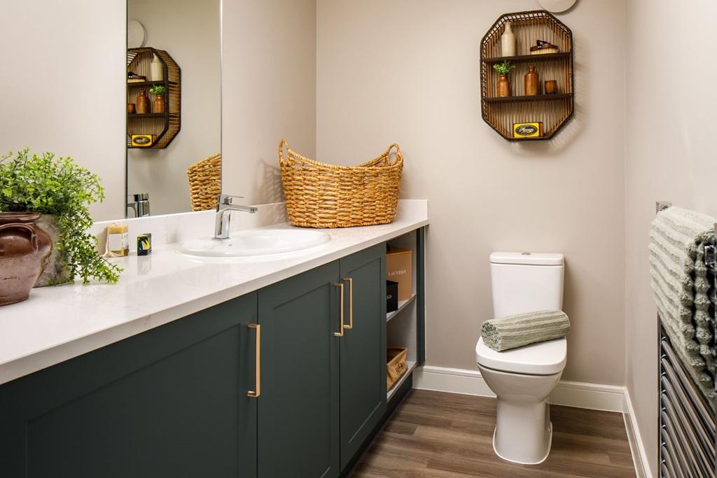 The ground floor cloakroom/utility room keeps...
