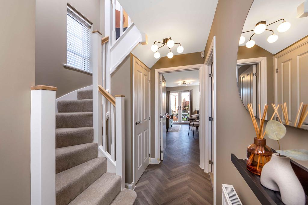 Hazelborough show home hallway