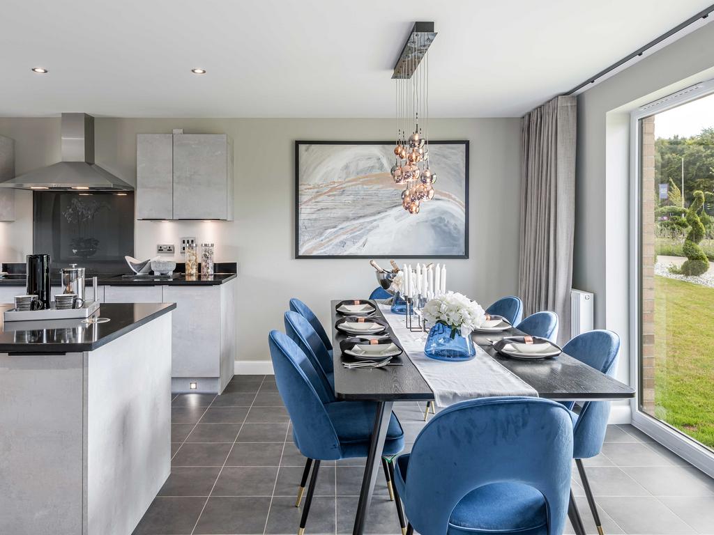 Image of kitchen/dining room in 4 bedroom...