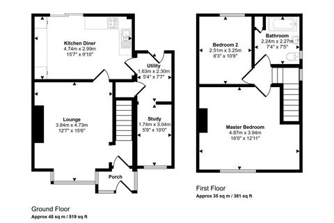 2 bedroom semi-detached house for sale, Castleside Road, Denton Burn, Newcastle upon Tyne, Tyne and Wear, NE15 7DS