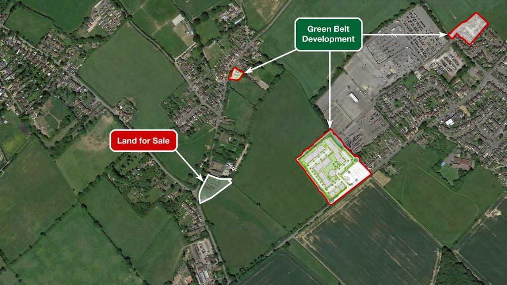 Land close to Green Belt development.