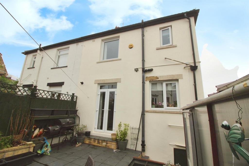 Rear of property