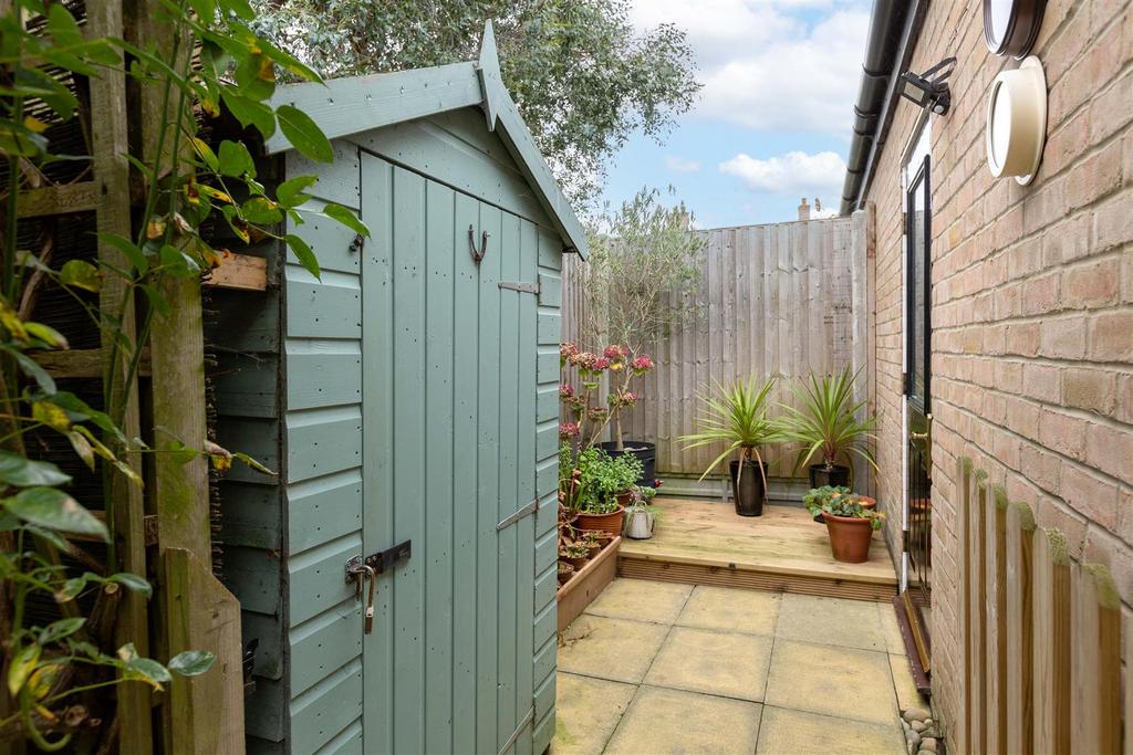 Garden shed and storage area