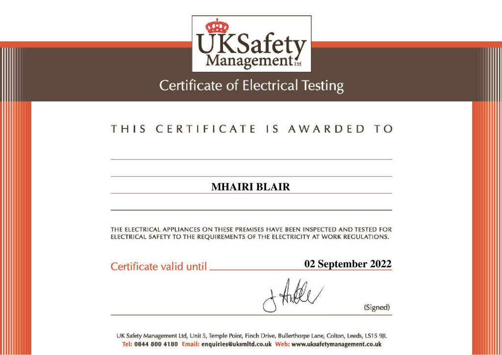 EPC Certificate