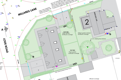 Plot for sale, Development plot , Millards Lane, Lode