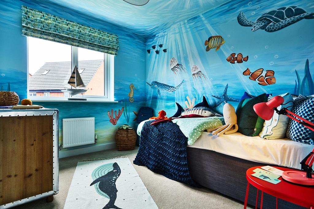 Perfect room for children, or a study