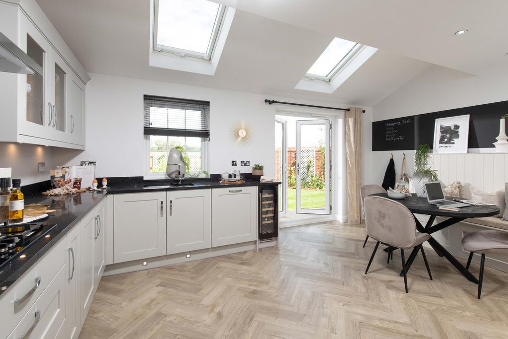 Spacious open-plan kitchen-diner