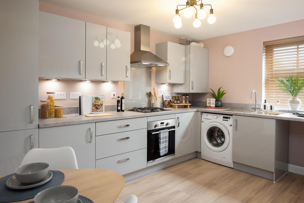 Internal shot of the kitchen in the alder