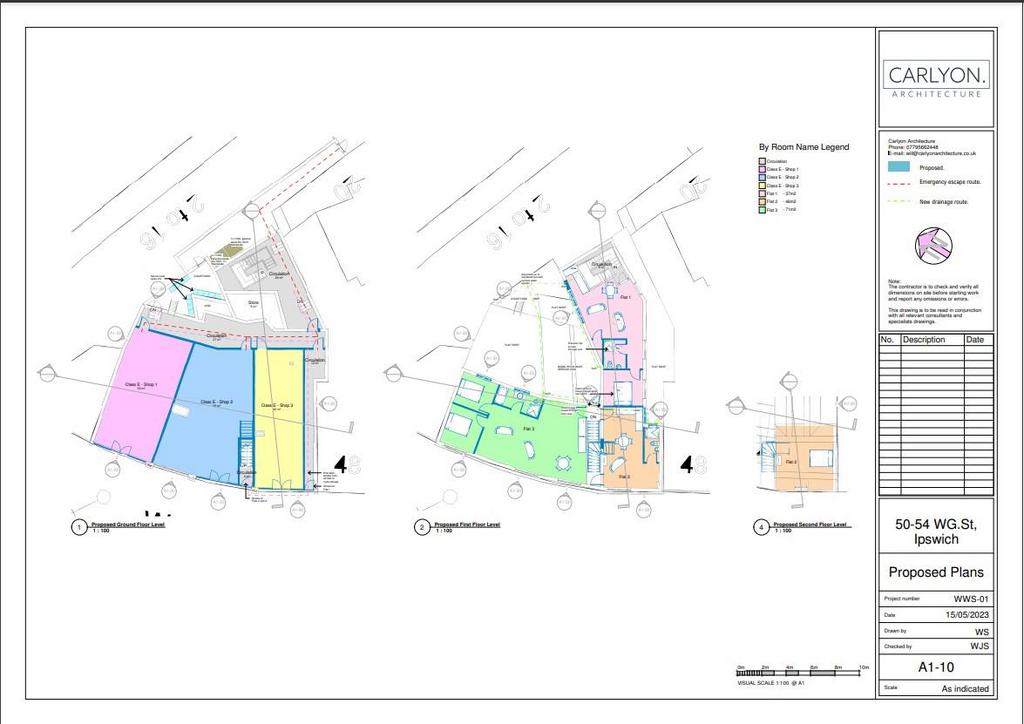 Proposed Floorplans - 50-54 Westgate Street, Ipswi